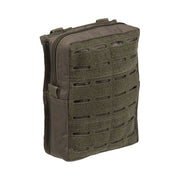 Funda vertical grande Laser Cut MOLLE verde, dimensiones aprox. 19 x 7 x 23 cm
