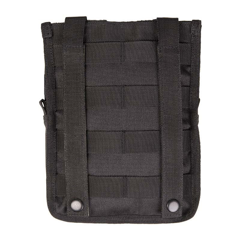 Funda vertical grande Laser Cut MOLLE verde, dimensiones aprox. 19 x 7 x 23 cm