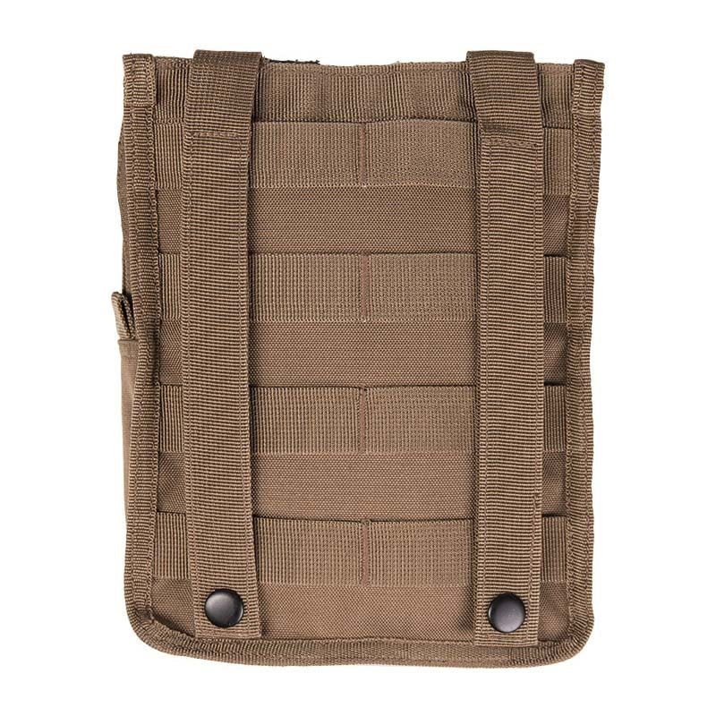 Funda vertical grande Laser Cut MOLLE verde, dimensiones aprox. 19 x 7 x 23 cm