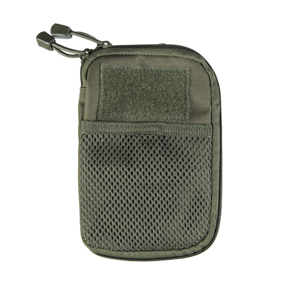 Bolsa de cinturón MOLLE con malla verde, dimensiones exteriores 18x12 cm