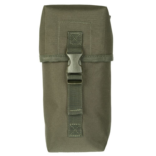 Funda multiusos pequeña verde con forro PVC y fijación para sistema MOLLE