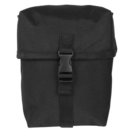 Funda multiusos mediana verde con montaje MOLLE y cierre fastex, 14 x 9 x 18 cm