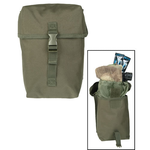Funda multiusos grande verde, estuche universal en 100% poliéster, aprox. 16 x 10 x 21 cm