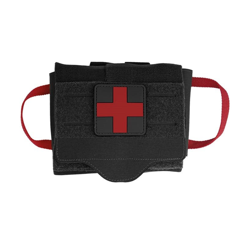 Funda IFAK Quick Draw MOLLE verde para kit sanitario