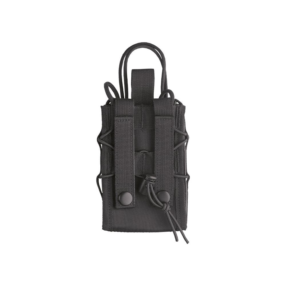 Funda MOLLE para teléfono verde con cordón ajustable, cierre VELCRO y bolsillo para documentos