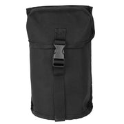 Funda negra estilo británico para cantimplora con sujeción MOLLE
