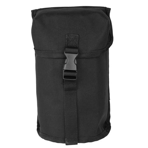 Funda negra estilo británico para cantimplora con sujeción MOLLE