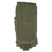 Funda para cargador M4/M16 verde para sistema MOLLE con cierre de velcro