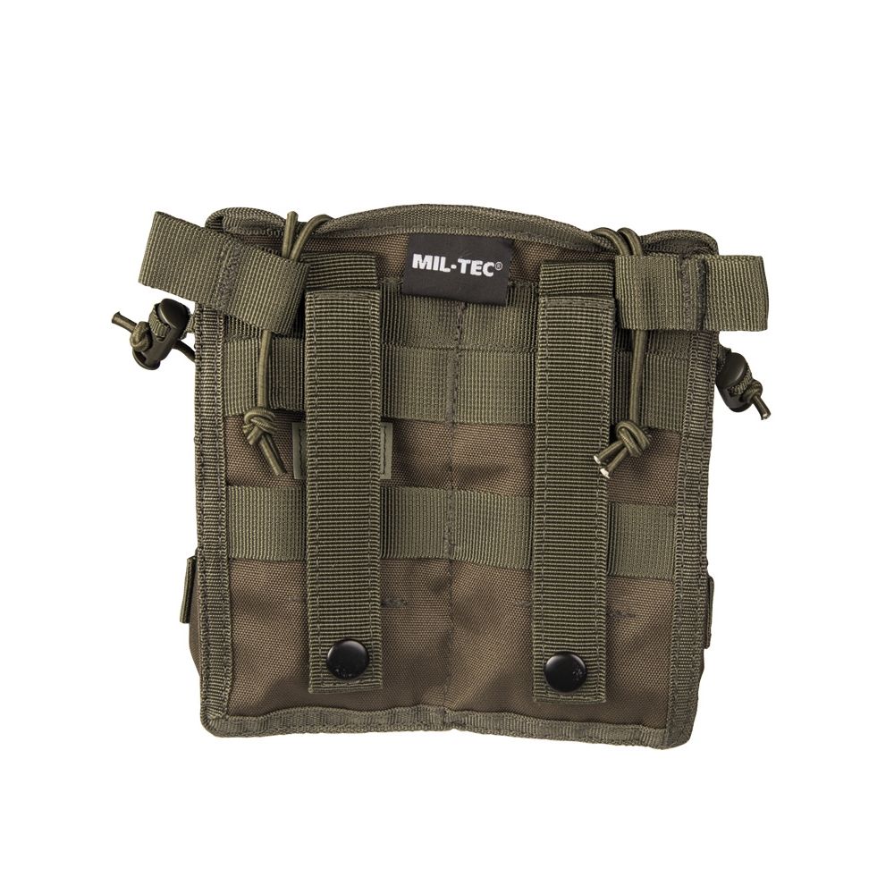 Funda abierta doble para cargadores M4/M16 en color verde