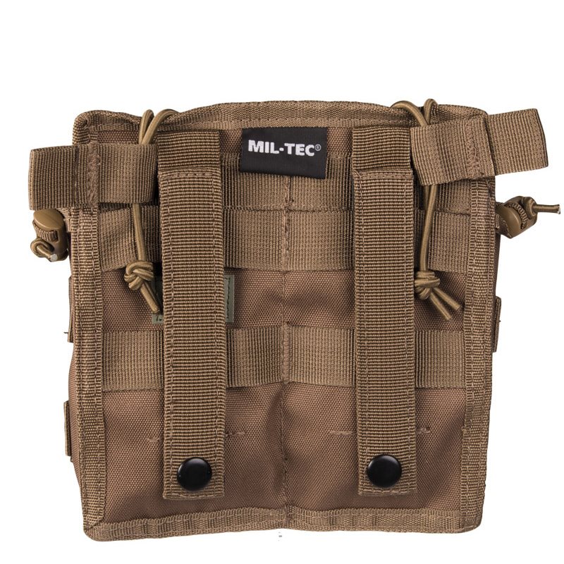 Funda abierta doble para cargadores M4/M16 en color verde