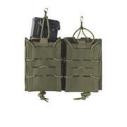 Bolsa abierta FLEX para 2 cargadores en verde, marca MIL-TEC