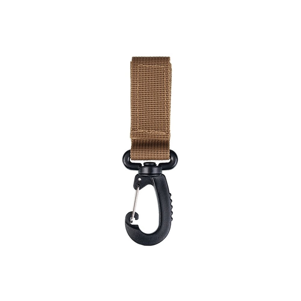 Correa MODULAR 50mm con mosquetón de plástico COYOTE para cinturón o mochila