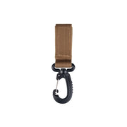 Correa MODULAR 50mm con mosquetón de plástico COYOTE para cinturón o mochila
