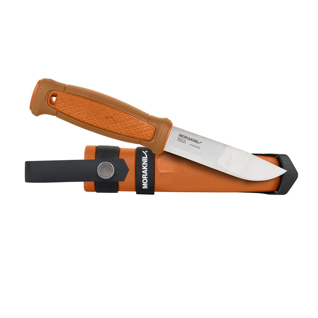 Cuchillo Mora Kansbol naranja con funda MULTI-MOUNT