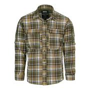 Camisa de franela CONTRACTOR TF2215, 6 bolsillos y paneles de velcro