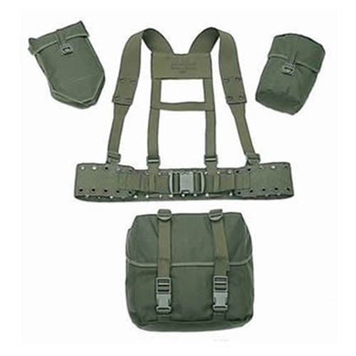 Sistema portador BW verde 5 piezas usado - vista del conjunto