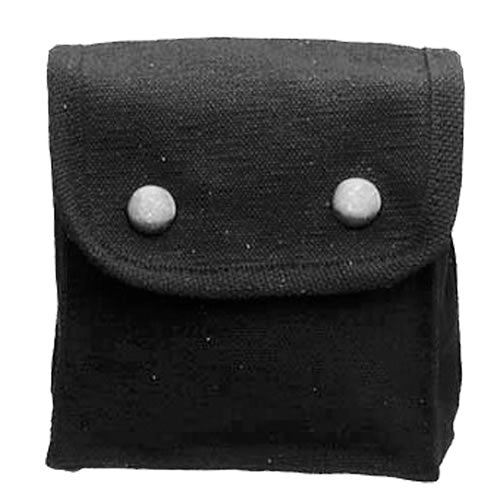 Funda de lona PARA verde para cinturón, cierre con dos botones, 12x10x6 cm