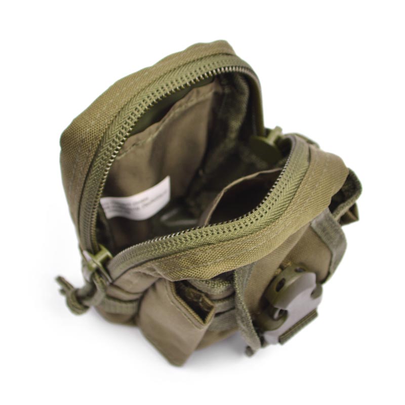 Funda verde para cinturón o MOLLE para móvil y accesorios