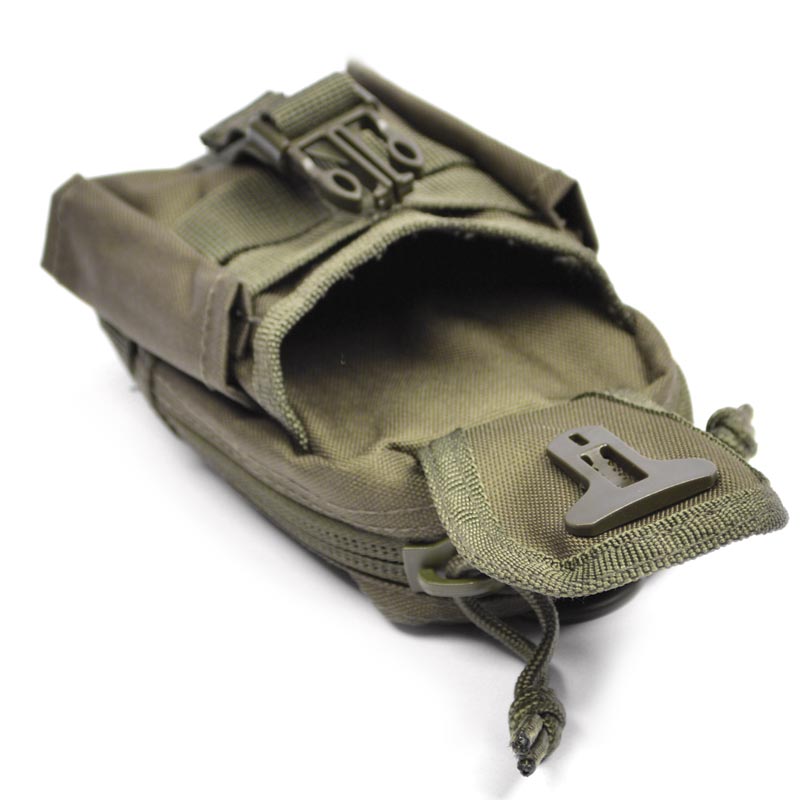 Funda verde para cinturón o MOLLE para móvil y accesorios