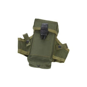 Bolsa US para 3 cargadores M16 LC2 verde con clips ALICE, 100% nylon, usada