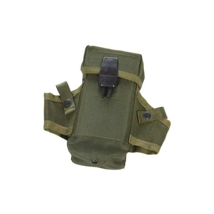 Bolsa US para 3 cargadores M16 LC2 verde con clips ALICE, 100% nylon, usada