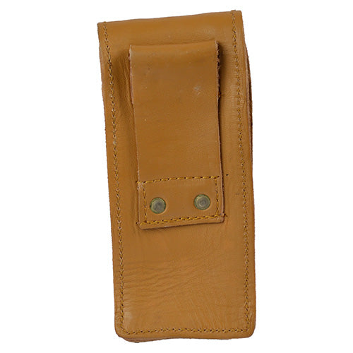 Funda de cuero usada para cargador francés, 17 x 7,5 x 4 cm