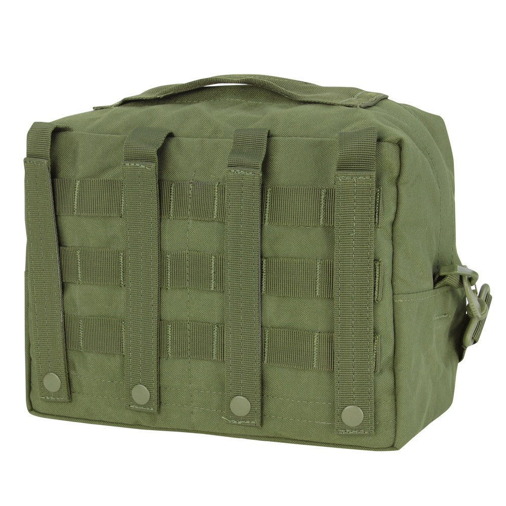 Bolsa bandolera verde Condor Outdoor con sistema MOLLE y correa de hombro