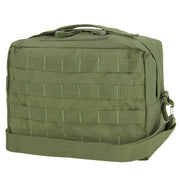 Bolsa bandolera verde Condor Outdoor con sistema MOLLE y correa de hombro