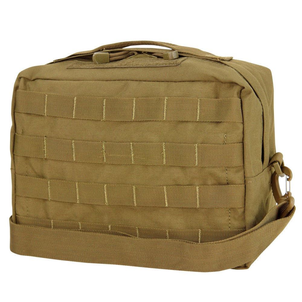 Bolsa bandolera verde Condor Outdoor con sistema MOLLE y correa de hombro