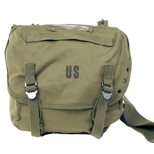 Bolsa pequeña de campaña US M67 verde con correa y clips ALICE