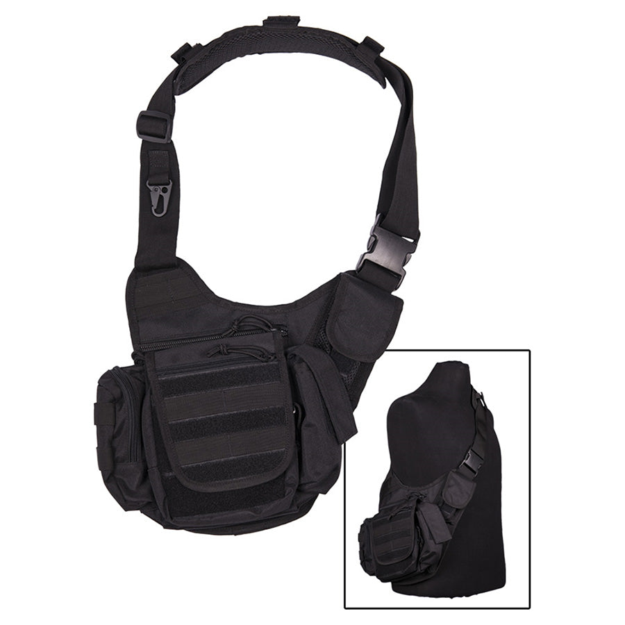 Bolsa bandolera multifuncional MOLLE en verde, estilo ADVANCED EDC