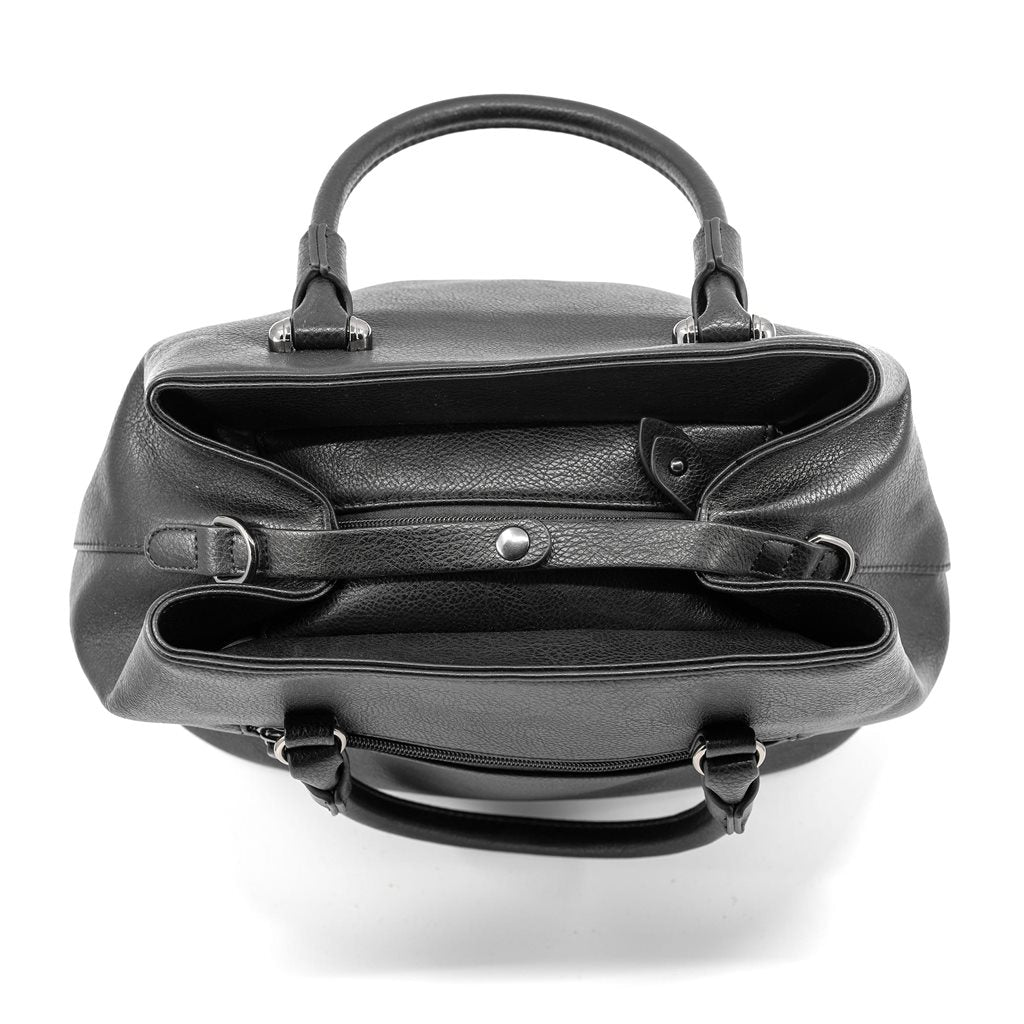 Bolso de mujer en piel negro modelo BW