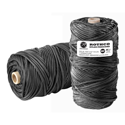Paracord 550 lb en carrete, nylon 4 mm, 90 m, color verde