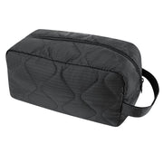 Neceser Woobie negro, ligeramente acolchado, para artículos de higiene
