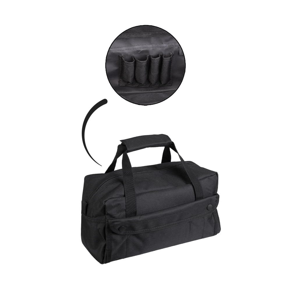 Bolsa táctica EINSATZ 600 verde con bolsillo lateral y fondo rígido