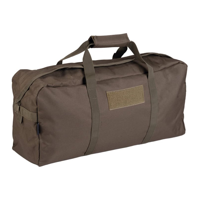 Bolsa EINSATZ 600 grande verde con cremallera, 52×22×15 cm