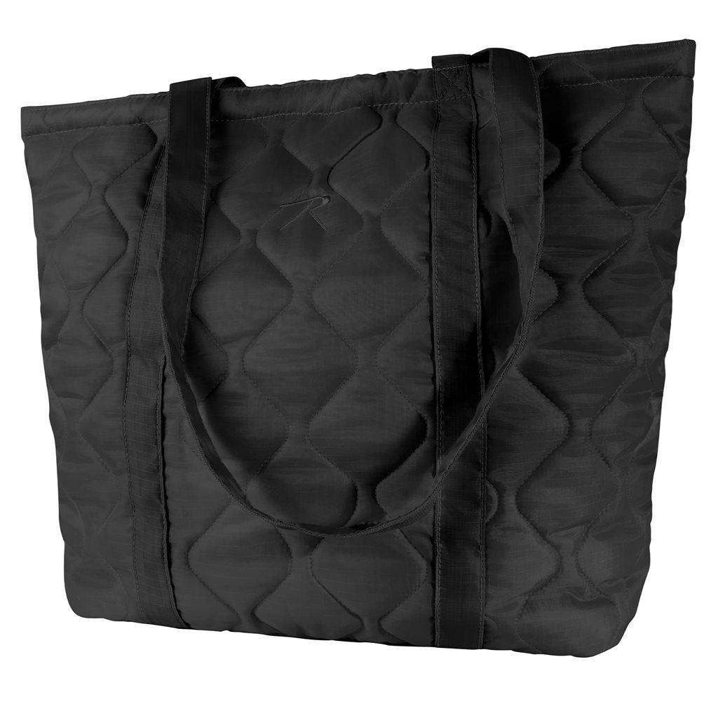 Bolsa tote Woobie negra, 23 L, ligera y versátil para uso diario