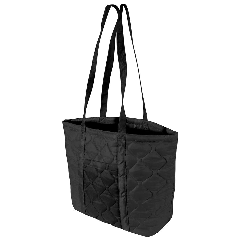 Bolsa tote Woobie negra, 23 L, ligera y versátil para uso diario