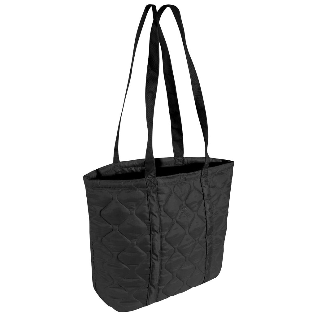 Bolsa tote Woobie negra, 23 L, ligera y versátil para uso diario