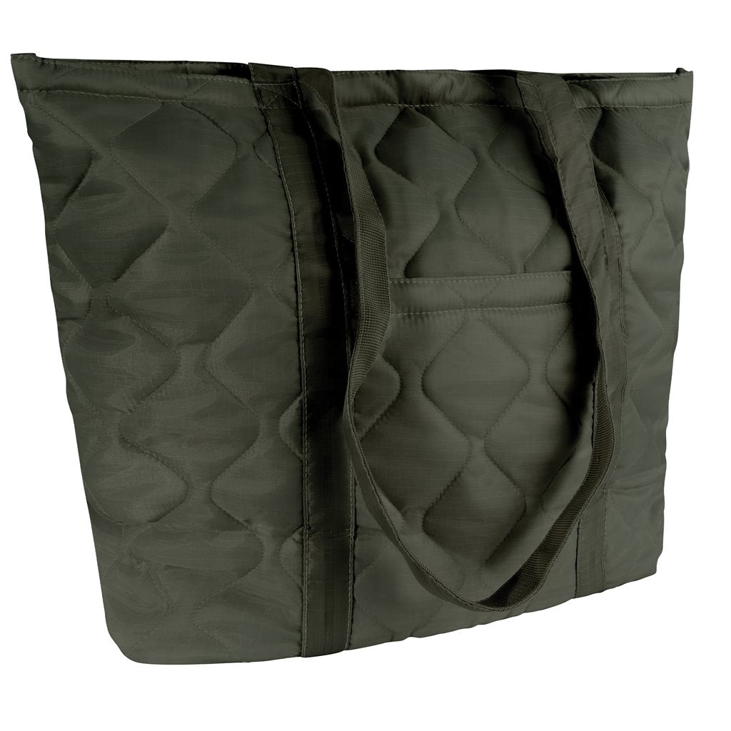 Bolsa tote Woobie negra, 23 L, ligera y versátil para uso diario