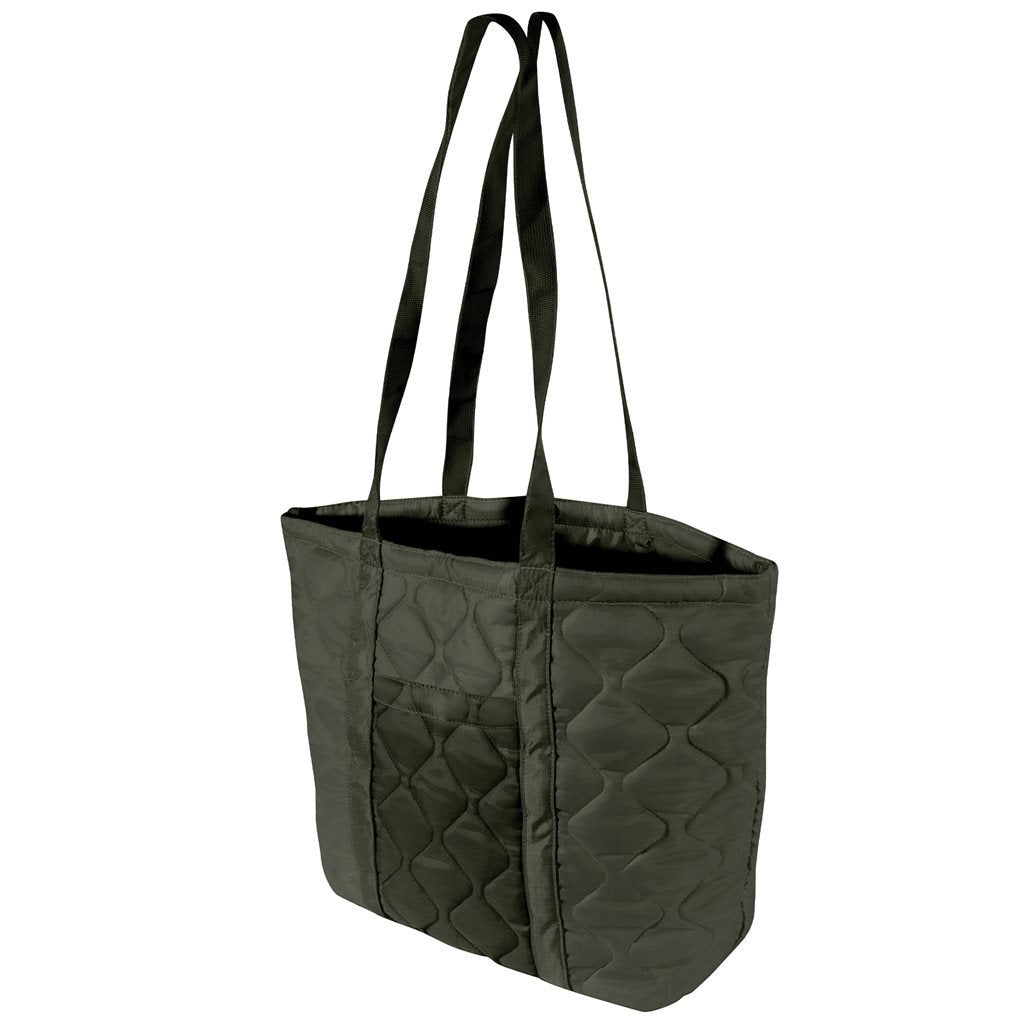 Bolsa tote Woobie negra, 23 L, ligera y versátil para uso diario