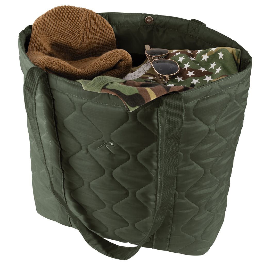 Bolsa tote Woobie negra, 23 L, ligera y versátil para uso diario