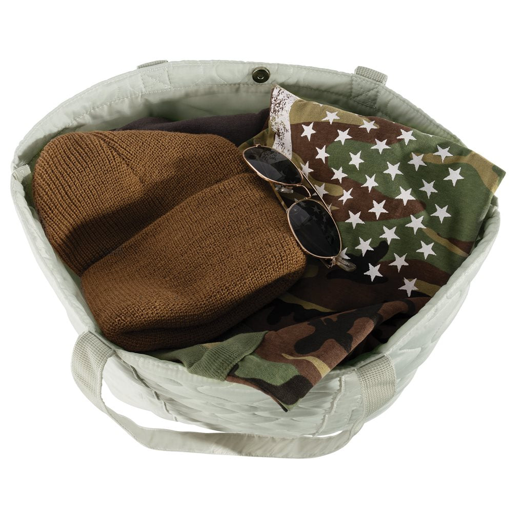 Bolsa tote Woobie negra, 23 L, ligera y versátil para uso diario