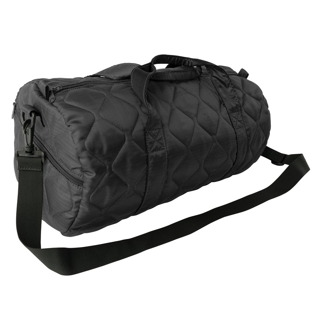 Bolsa de hombro WOOBIE negra para ropa, equipo ligero y electrónica