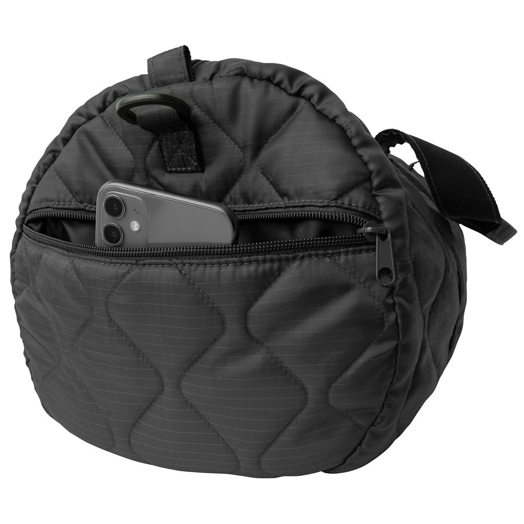 Bolsa de hombro WOOBIE negra para ropa, equipo ligero y electrónica
