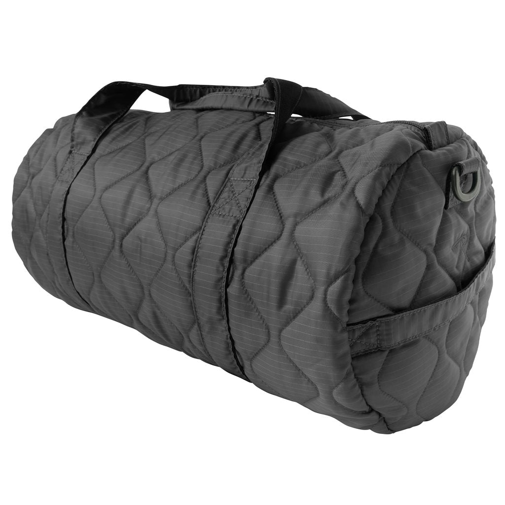 Bolsa de hombro WOOBIE negra para ropa, equipo ligero y electrónica