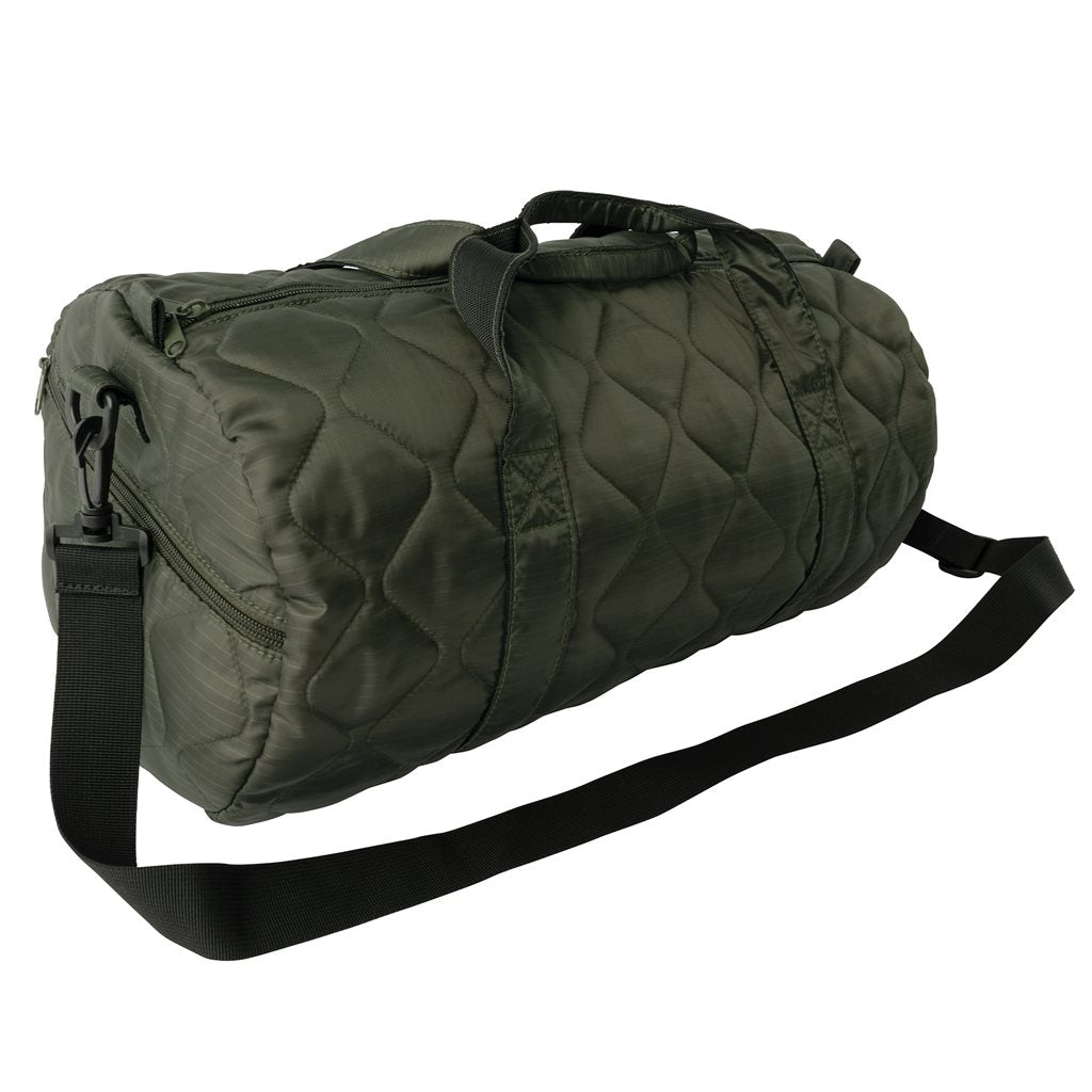 Bolsa de hombro WOOBIE negra para ropa, equipo ligero y electrónica