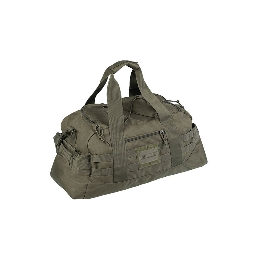 Bolsa US Combat Parachute pequeña negra, 25 L, 48,5 x 24,5 x 24,5 cm