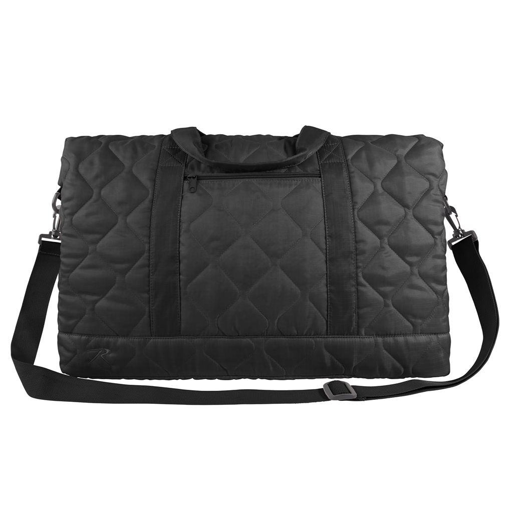 Bolsa Woobie Weekender negra de viaje, poliéster 210T rip-stop