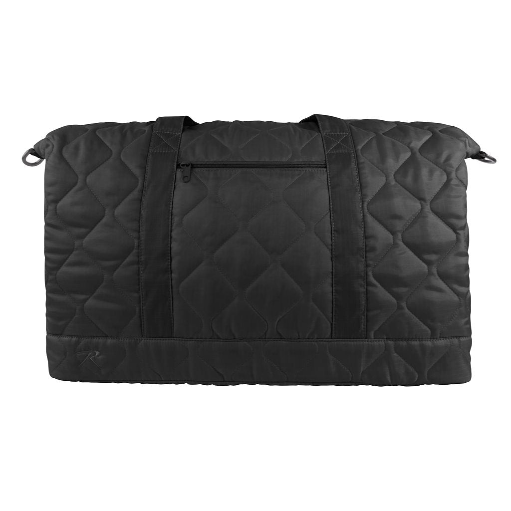 Bolsa Woobie Weekender negra de viaje, poliéster 210T rip-stop